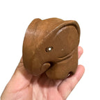Dark Oak Charming Elephant by Music Frog Co