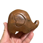 Dark Oak Lucky Elephant by Music Frog Co