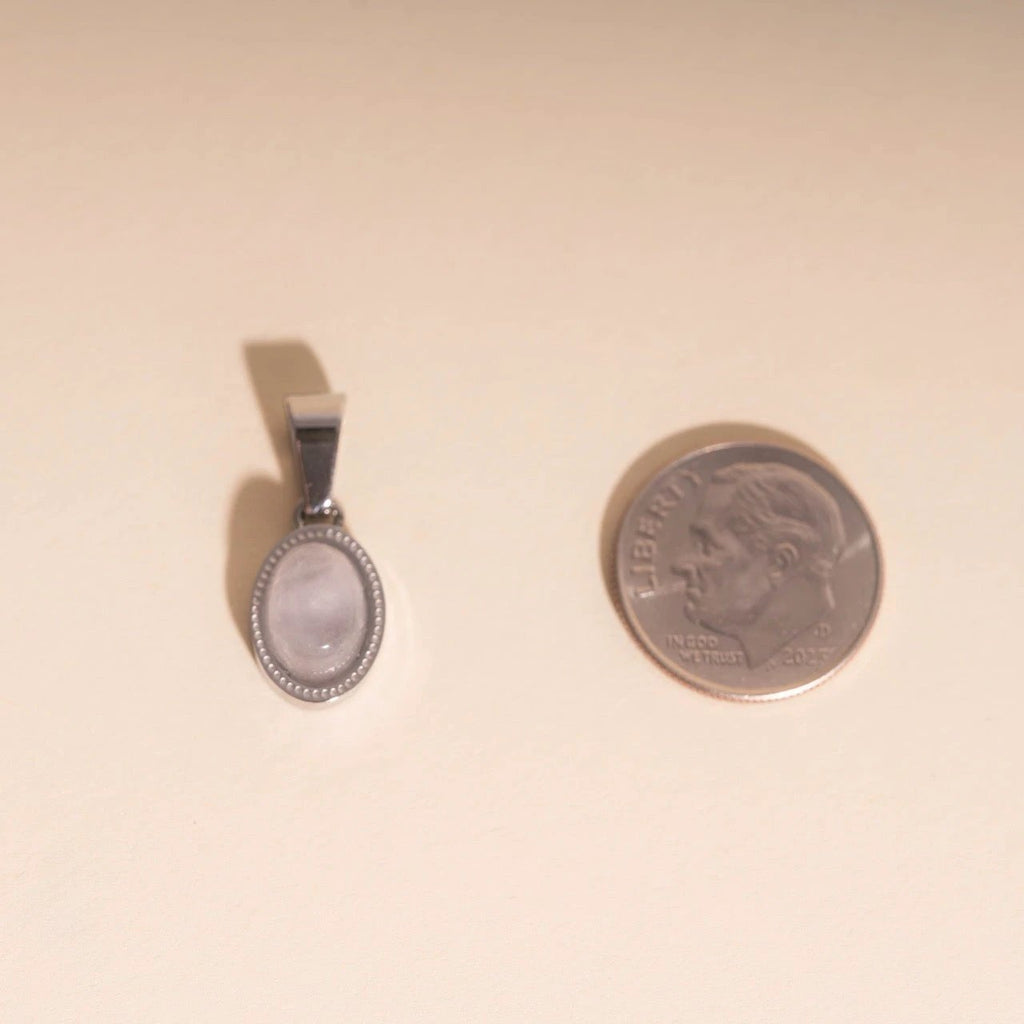 Dawn to Dusk Oval Necklace Charm by Oh Clementine