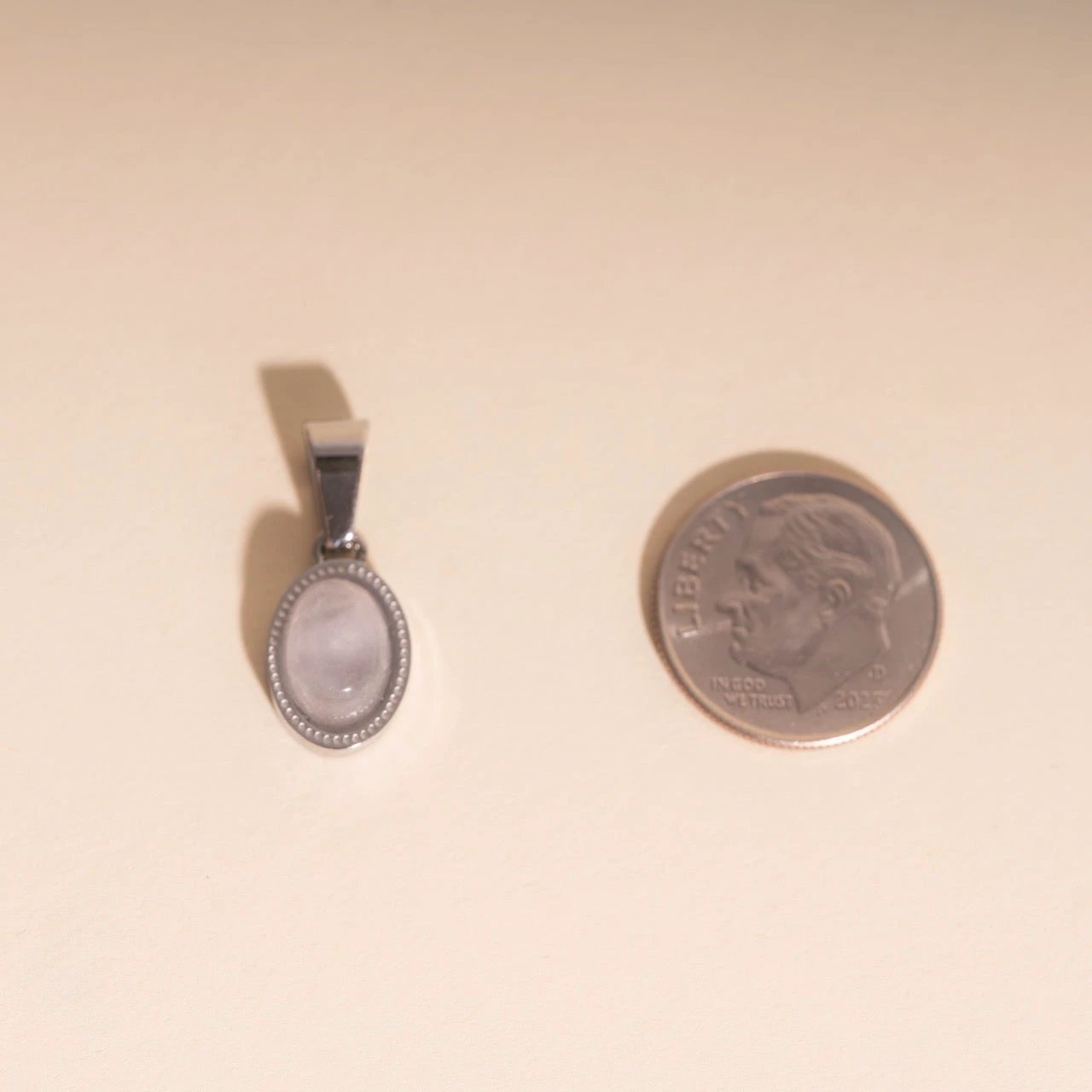 Dawn to Dusk Oval Necklace Charm by Oh Clementine