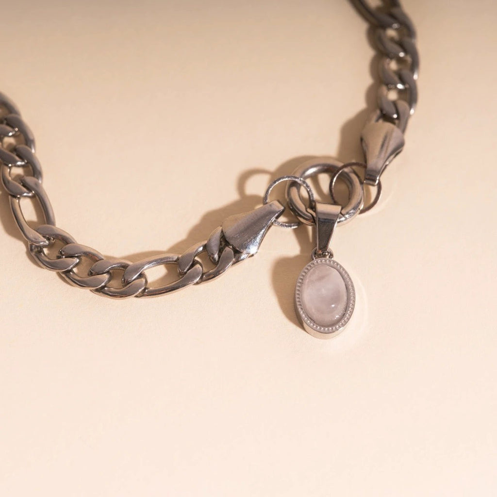 Dawn to Dusk Oval Necklace Charm by Oh Clementine