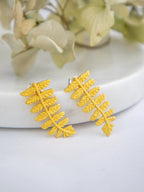 Dawnlight Fern Earrings by Ash & Rose