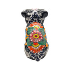 Day of the Dead Bulldog Figurine | Handmade Talavera Dog Statue Talavera Statue La Vie Bien Day of the Dead Bulldog Figurine | Handmade Talavera Dog Statue
