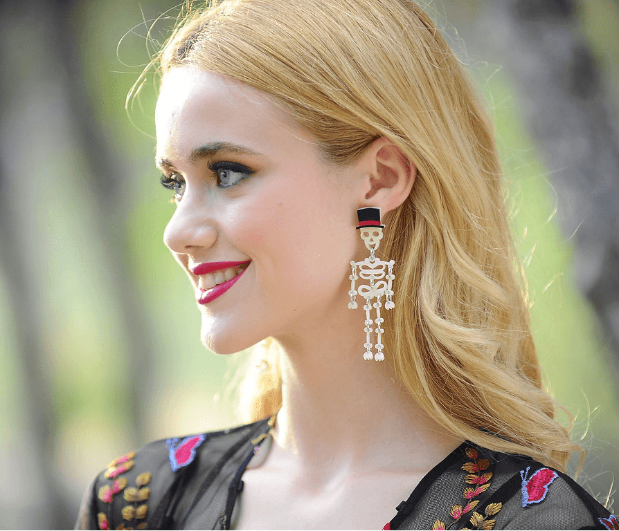 Day of the Dead Skeleton Earrings by Laliblue Earrings La Vie Bien Day of the Dead Skeleton Earrings by Laliblue