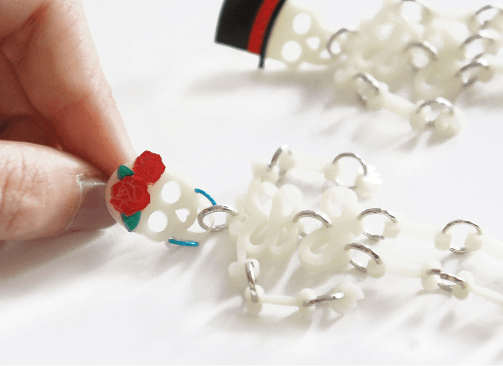 Day of the Dead Skeleton Earrings by Laliblue Earrings La Vie Bien Day of the Dead Skeleton Earrings by Laliblue