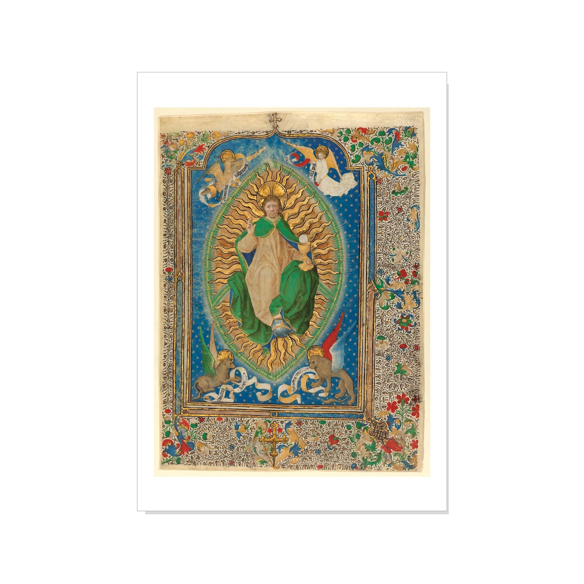 de Lohny - Christ in Majesty - Postcard STATIONERY La Vie Bien de Lohny - Christ in Majesty - Postcard