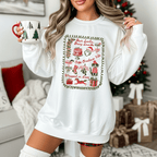 Dear Santa Bring Snacks adult sweatshirt, Christmas collection by Benny and Ray Apparel