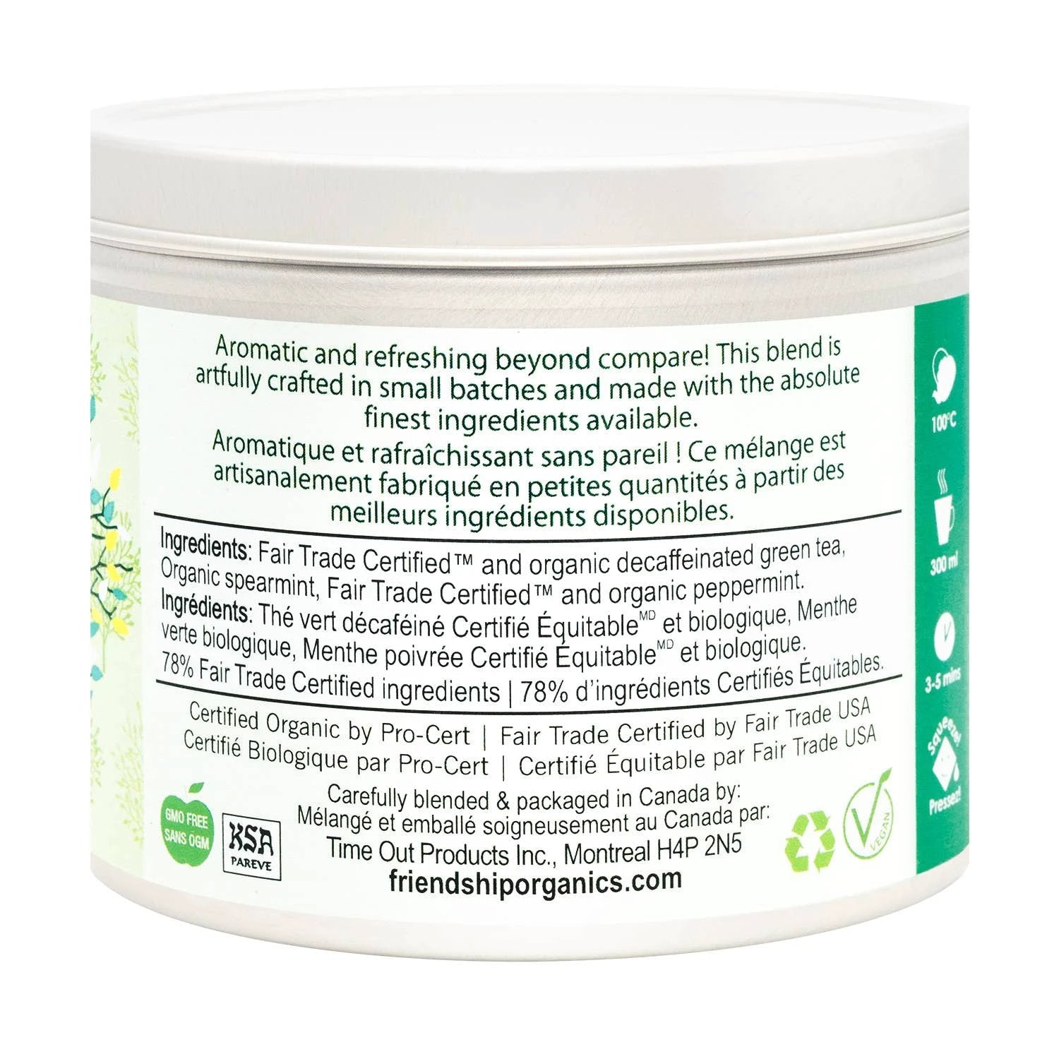 Decaf Green Mint Tea by Ethical Trade Co