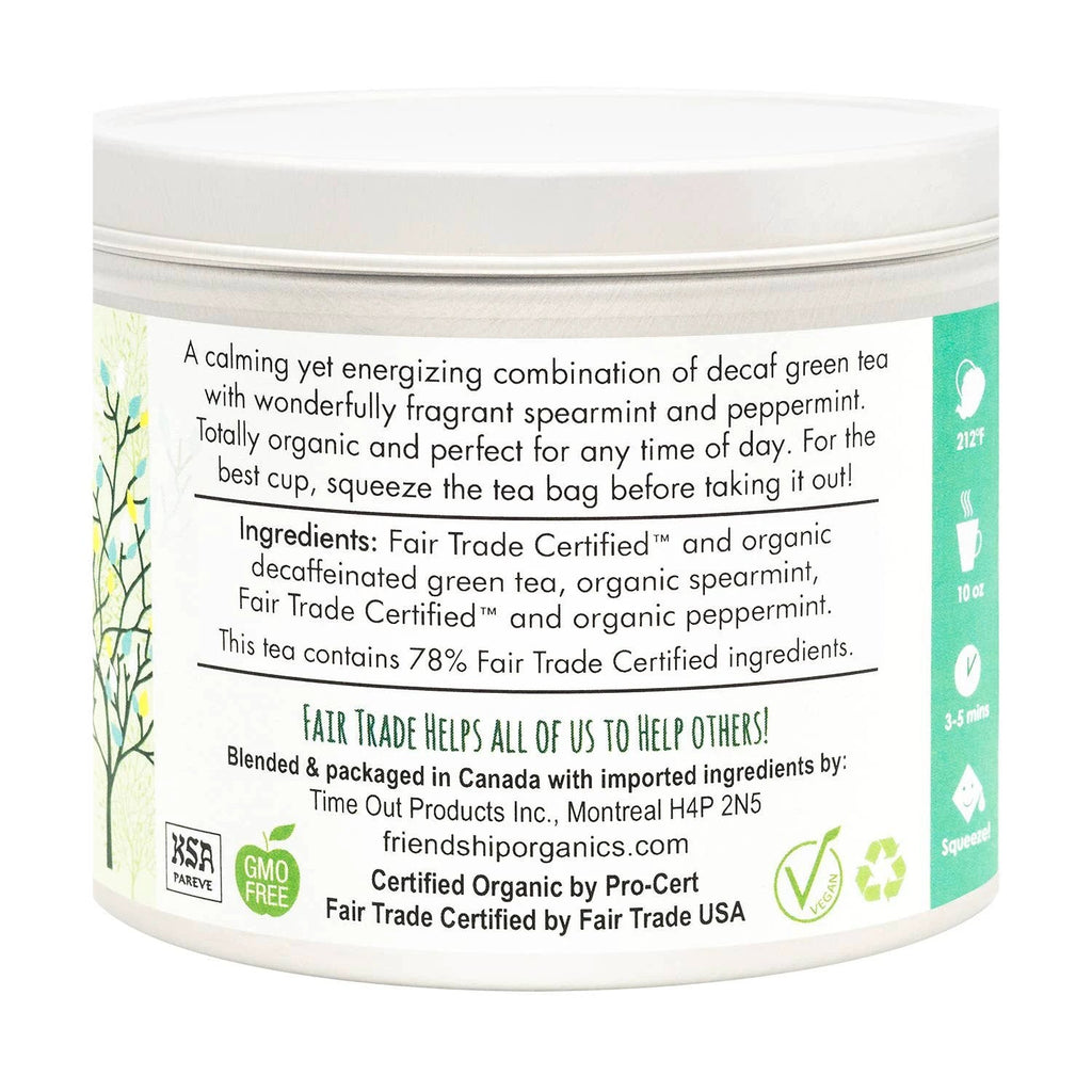 Decaf Green Mint Tea by Ethical Trade Co