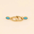 December Birthstone Huggie Hoop Charms by Oh Clementine