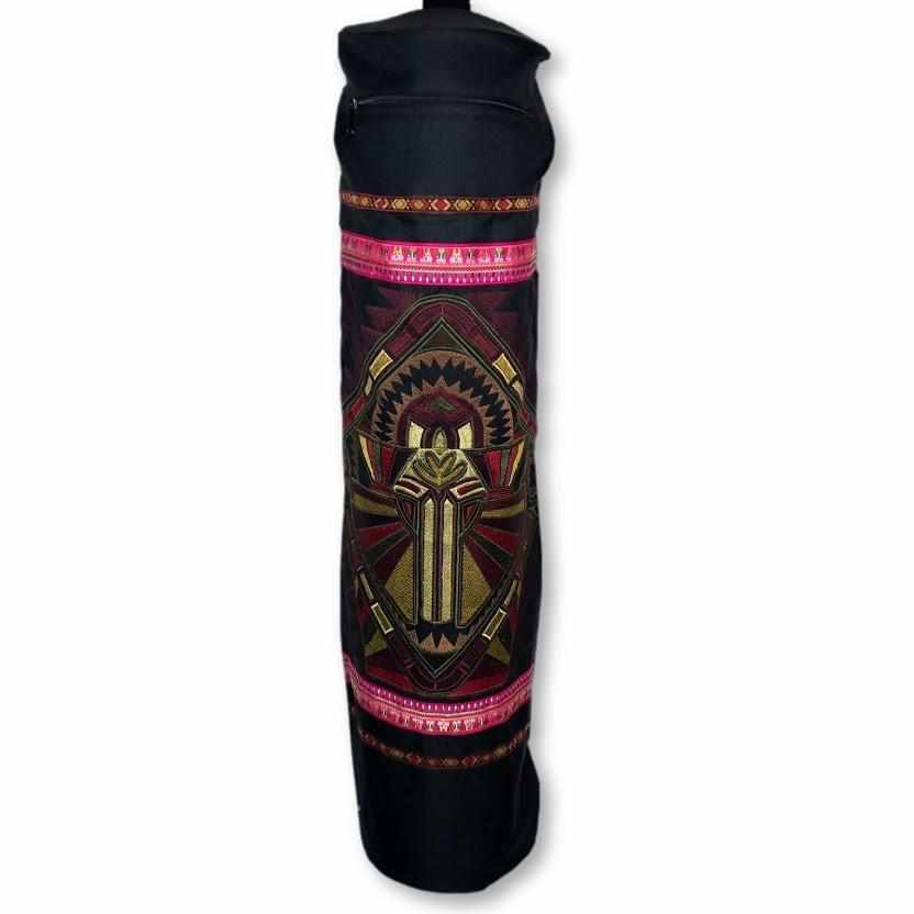 Deco Jaw Embroidered Yoga Bag - Thailand Bags La Vie Bien Deco Jaw Embroidered Yoga Bag - Thailand
