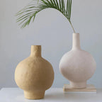 Decorative Handmade Paper Mache Vase by White Cliff Studio