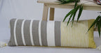 Decorative Long Grey Stripes Throw Pillow (14X36 Inches) Throw Pillow La Vie Bien Decorative Long Grey Stripes Throw Pillow (14X36 Inches)