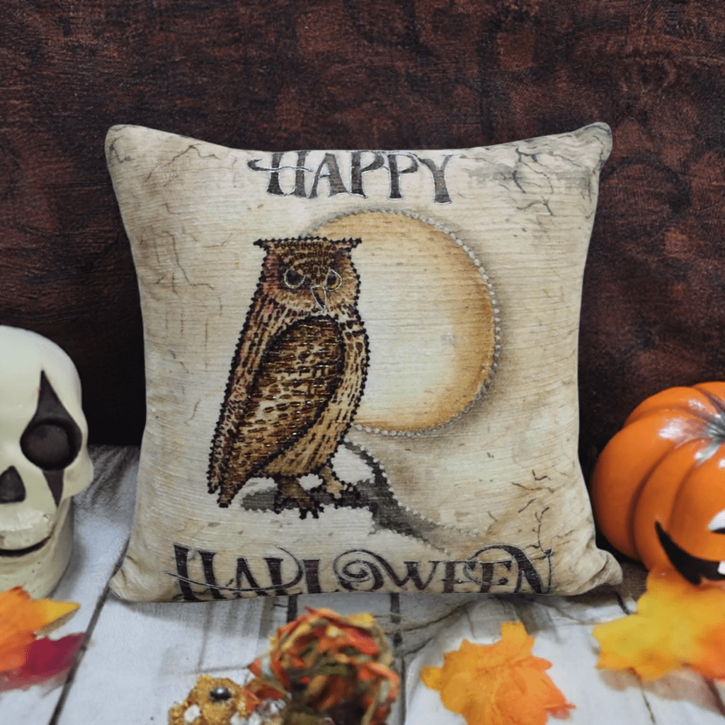Decorative Throw Pillow 20" x 20" for Halloween by Vibhsa