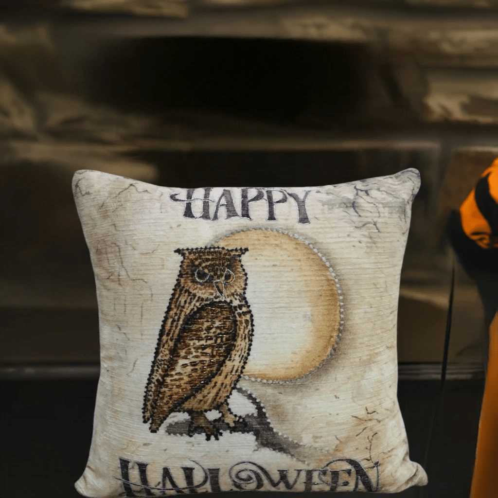 Decorative Throw Pillow 20" x 20" for Halloween by Vibhsa