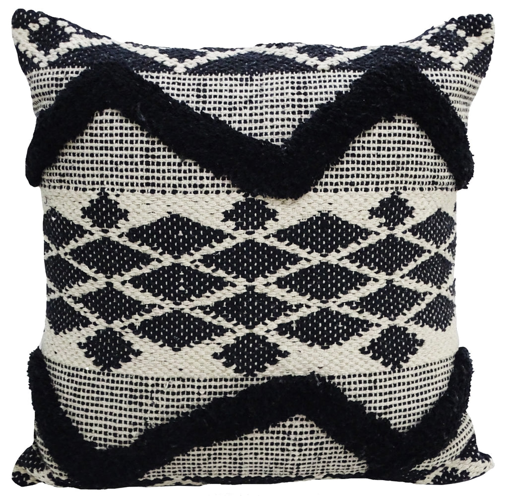 Decorative Tufted Chevron Pillow 20"x20" for Couch Home Furnishings La Vie Bien Decorative Tufted Chevron Pillow 20"x20" for Couch
