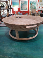 Decorative Woven Rattan Tray - 2 sizes Trays/Baskets La Vie Bien Decorative Woven Rattan Tray - 2 sizes