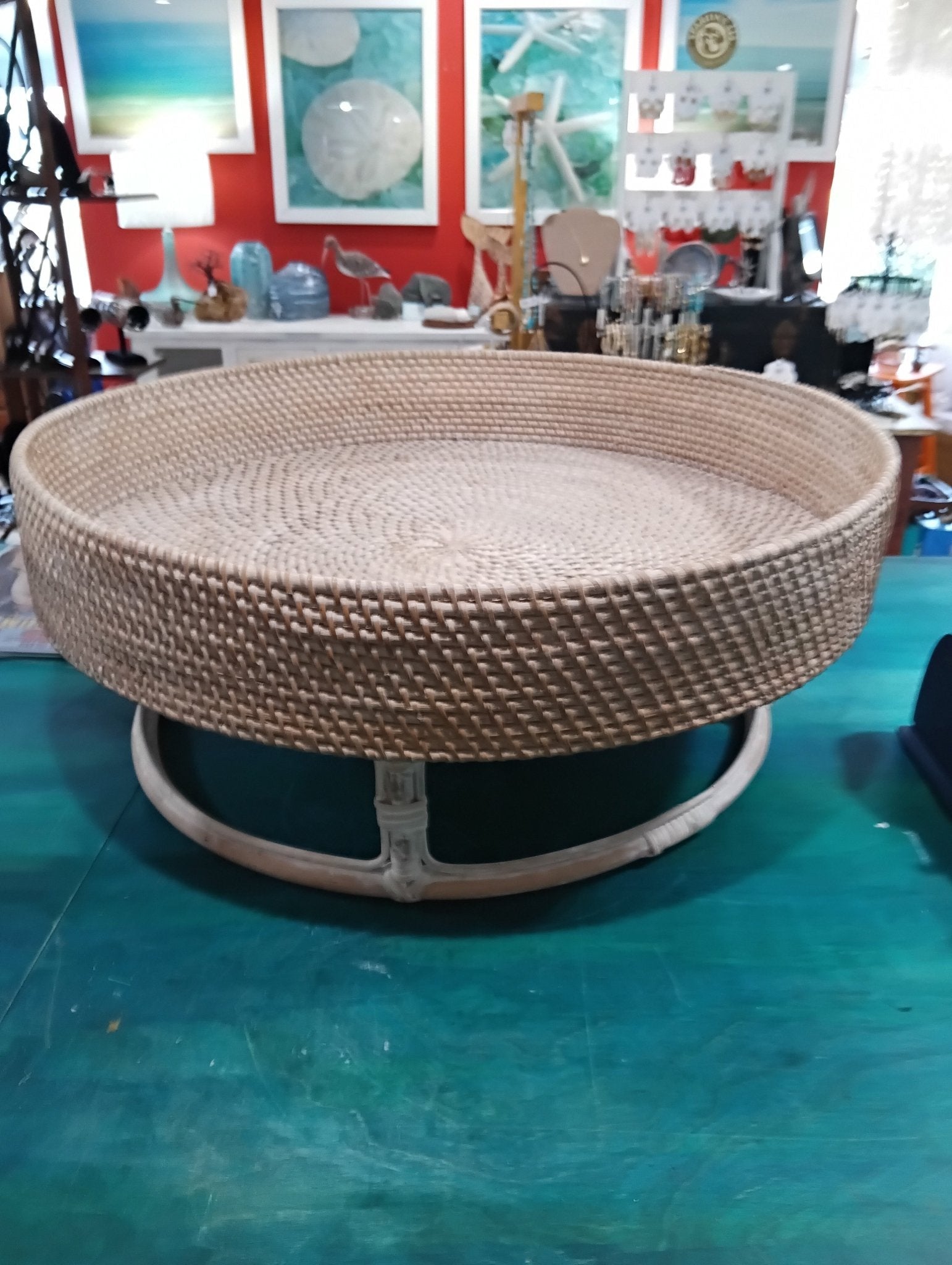 Decorative Woven Rattan Tray - 2 sizes Trays/Baskets La Vie Bien Decorative Woven Rattan Tray - 2 sizes
