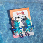Deep Sea Squid Acrylic Earrings Earrings and Accessories La Vie Bien Deep Sea Squid Acrylic Earrings