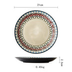 Vintage Japanese Style Ceramic Plates