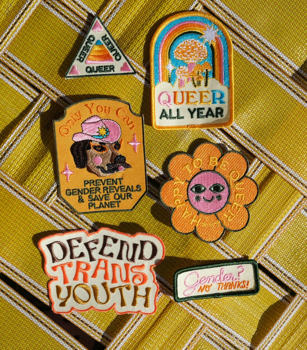 Defend Trans Youth Patch La Vie Bien Defend Trans Youth Patch