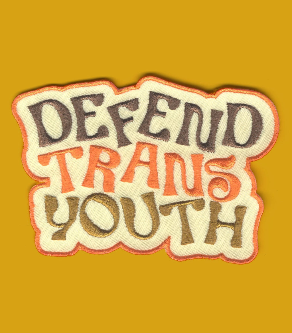 Defend Trans Youth Patch La Vie Bien Defend Trans Youth Patch