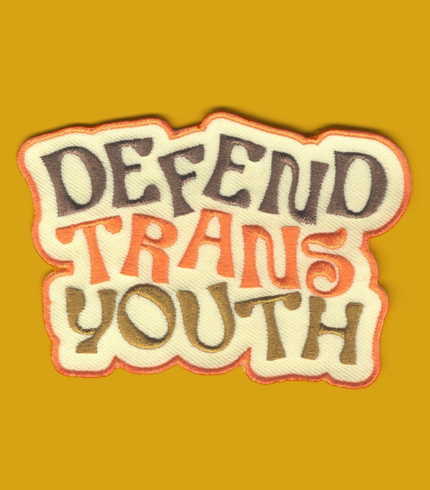 Defend Trans Youth Patch La Vie Bien Defend Trans Youth Patch