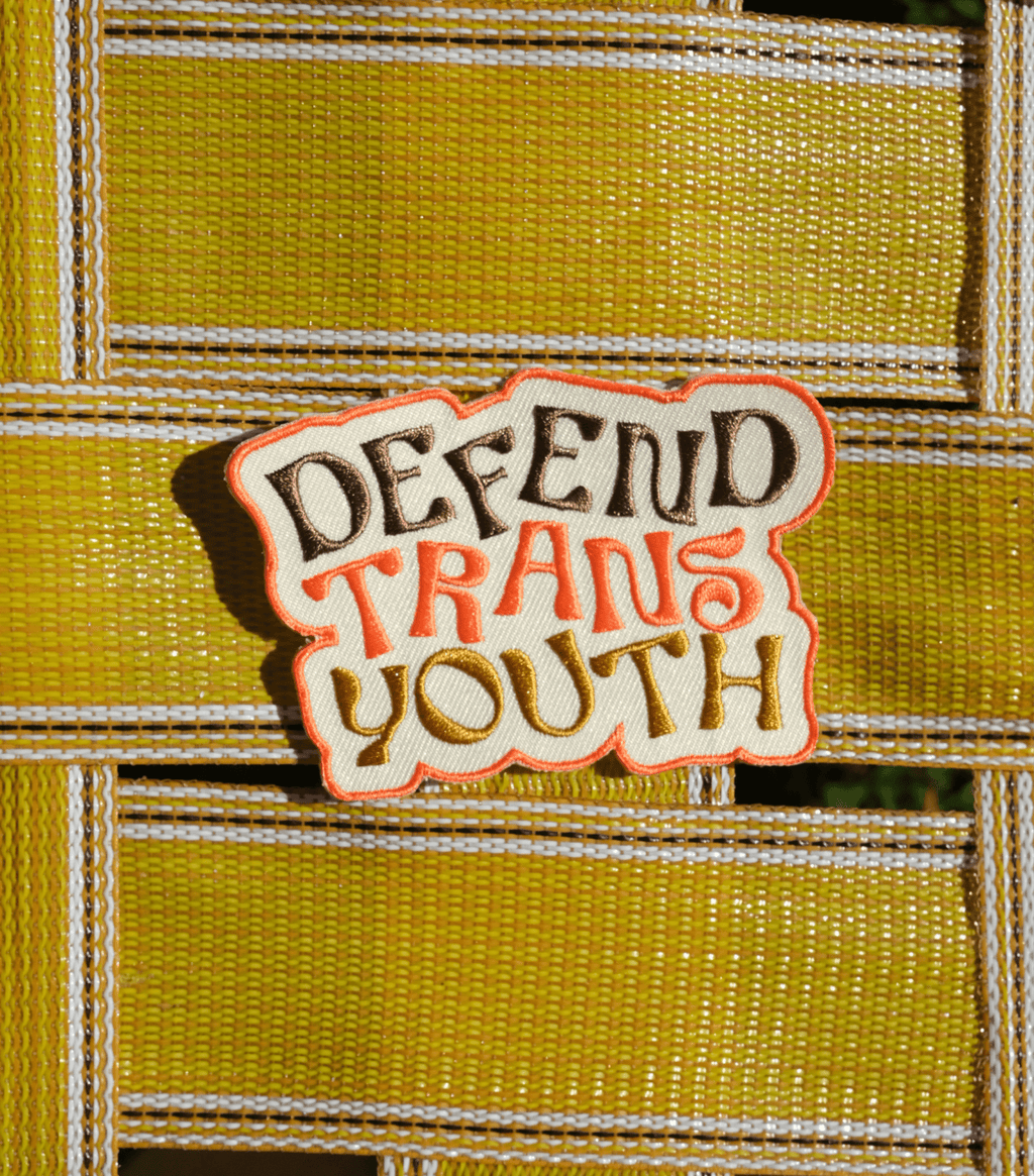 Defend Trans Youth Patch La Vie Bien Defend Trans Youth Patch