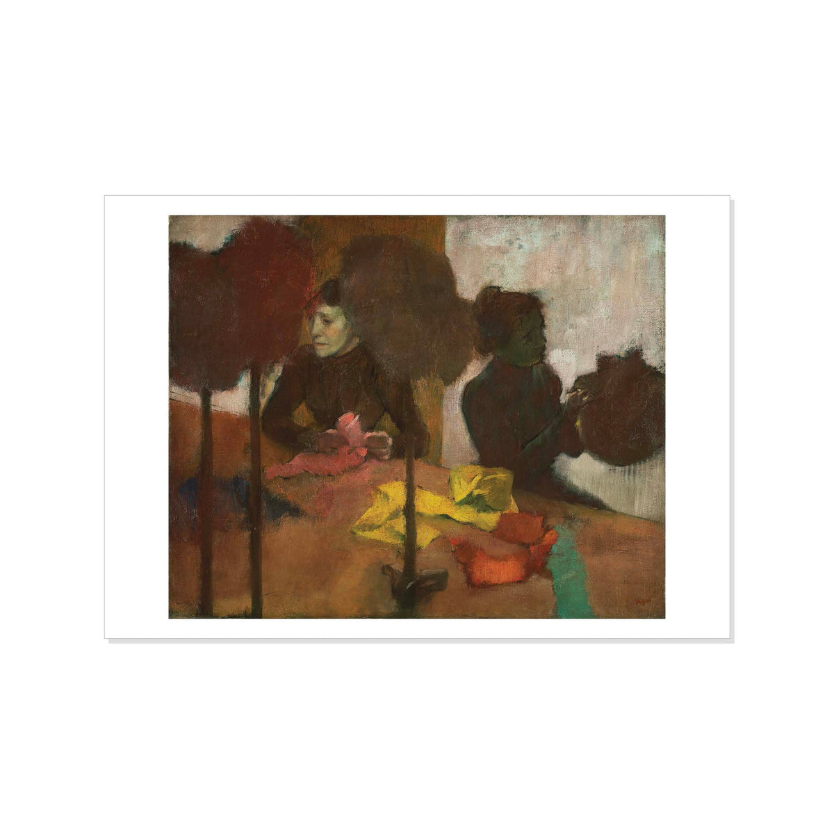 Degas - The Milliners - Postcard STATIONERY La Vie Bien Degas - The Milliners - Postcard