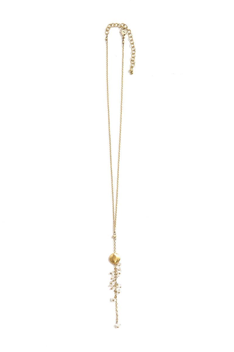 Delicate Dangle Stone Necklace