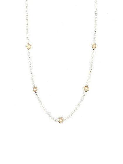 Delicate Pearl Sterling Necklace