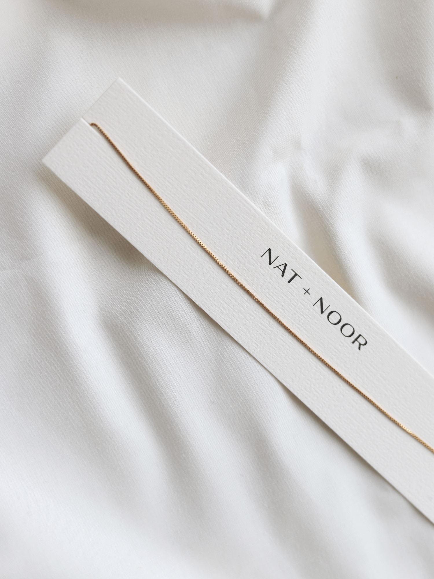 Delicate Staple Box Chain - Gold Filled