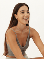 Delicate Staple Box Chain - Silver by NAT + NOOR