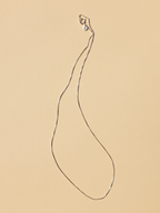 Delicate Staple Box Chain - Silver by NAT + NOOR