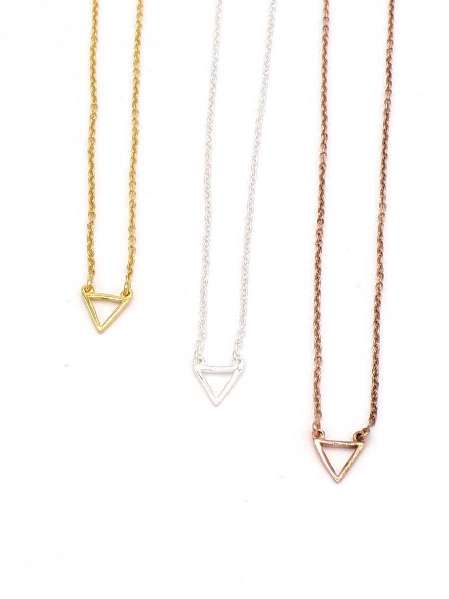 Delicate Triangle Necklace