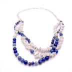Denim necklace by Alegria Accessories Inc