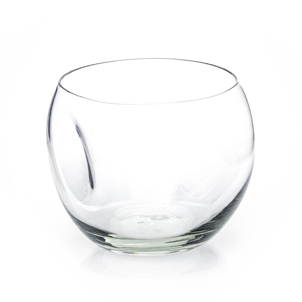 Dented Round Whiskey Tumbler La Vie Bien Dented Round Whiskey Tumbler
