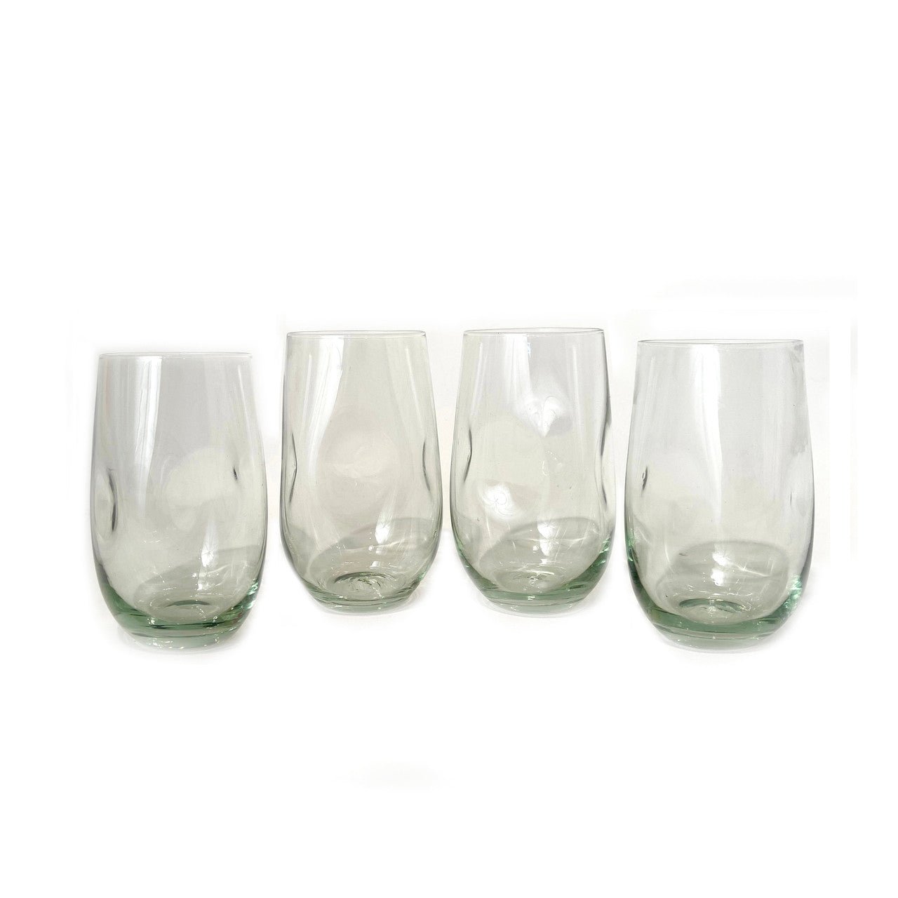 Dented Water Glass La Vie Bien Dented Water Glass