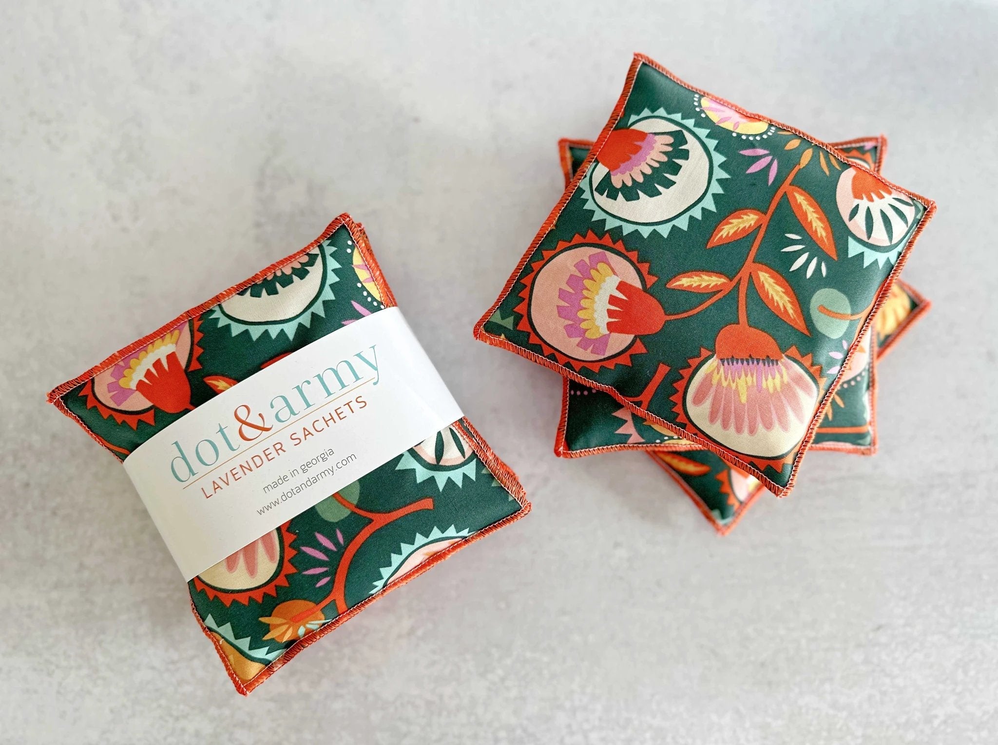 Desert Bloom Lavender Sachets, set of two by Dot and Army