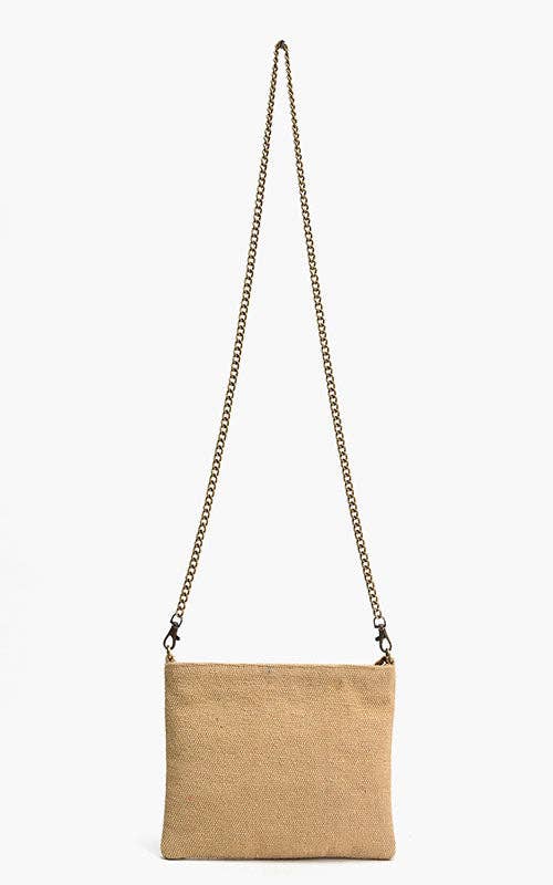 Desert Oasis Embellished Clutch – Luxe Handwoven Jacquard Accessories La Vie Bien Desert Oasis Embellished Clutch – Luxe Handwoven Jacquard