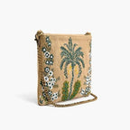 Desert Oasis Embellished Clutch – Luxe Handwoven Jacquard Accessories La Vie Bien Desert Oasis Embellished Clutch – Luxe Handwoven Jacquard