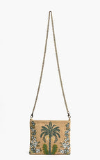 Desert Oasis Embellished Clutch – Luxe Handwoven Jacquard Accessories La Vie Bien Desert Oasis Embellished Clutch – Luxe Handwoven Jacquard