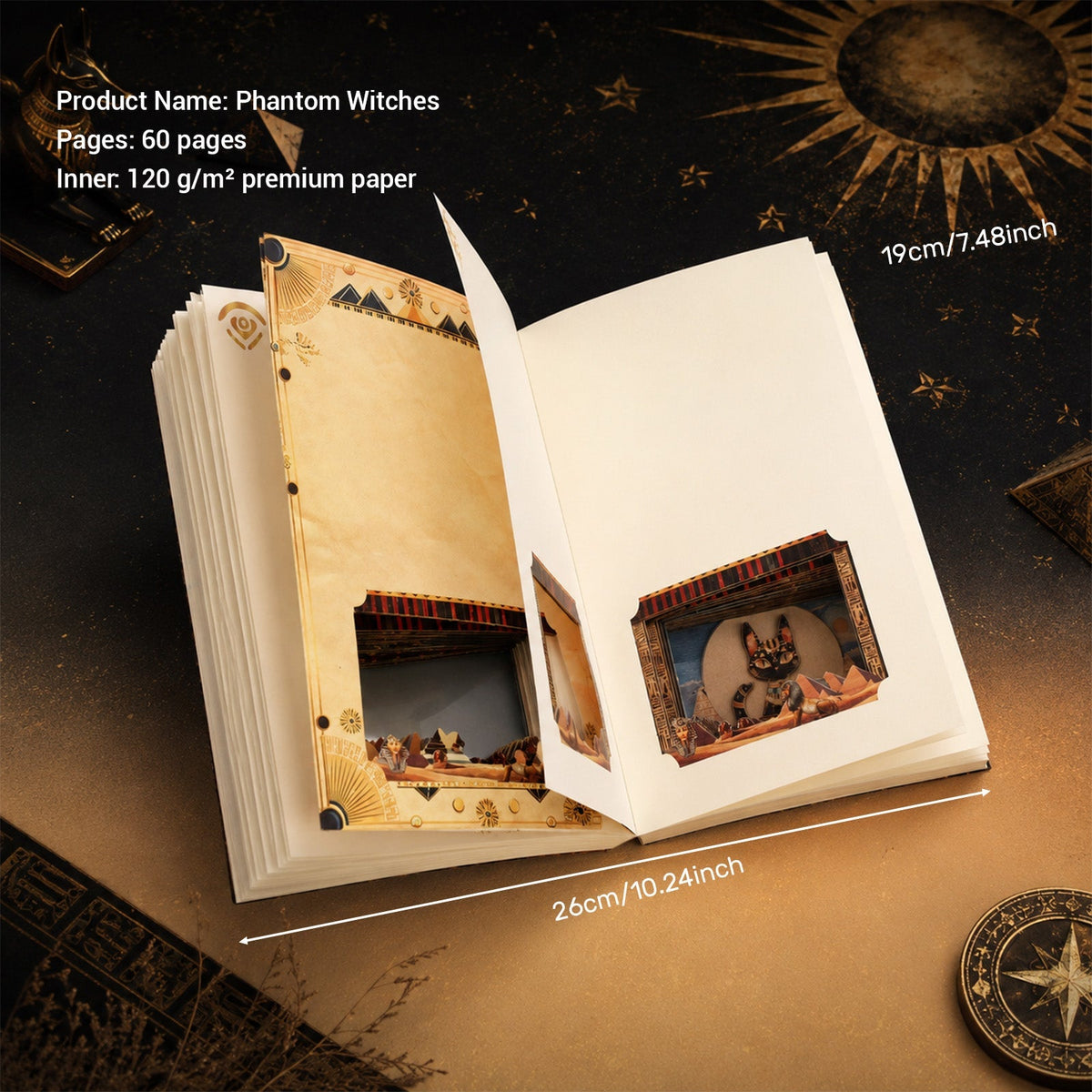 Desert Oath 3D Cutout Journal | 60 Pages Journal La Vie Bien Desert Oath 3D Cutout Journal | 60 Pages