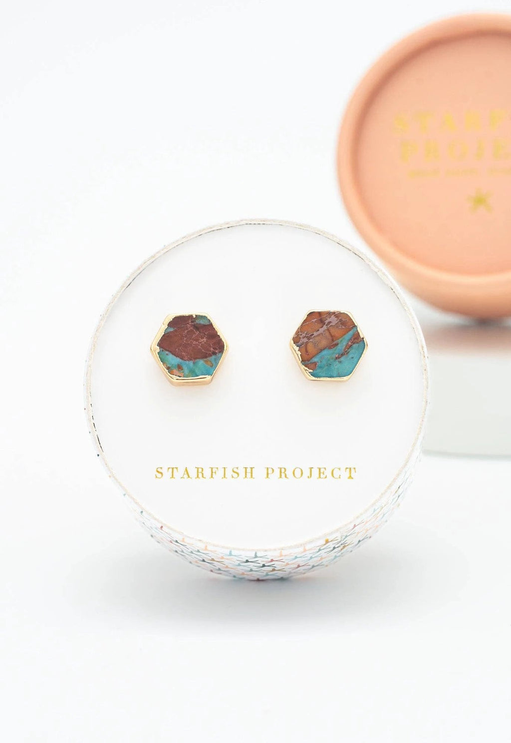 Desert Sky Studs in Copper by Ethical Trade Co