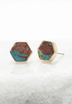 Desert Sky Studs in Copper by Ethical Trade Co