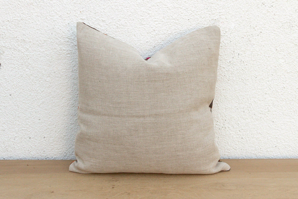 Desert Star, Antique Phulkari Pillow Cover Throw Pillow La Vie Bien Desert Star, Antique Phulkari Pillow Cover
