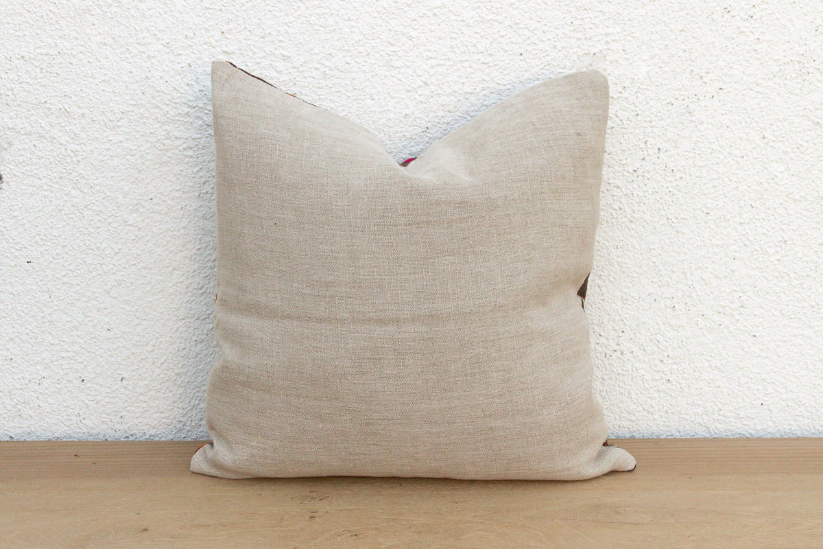 Desert Star, Antique Phulkari Pillow Cover Throw Pillow La Vie Bien Desert Star, Antique Phulkari Pillow Cover