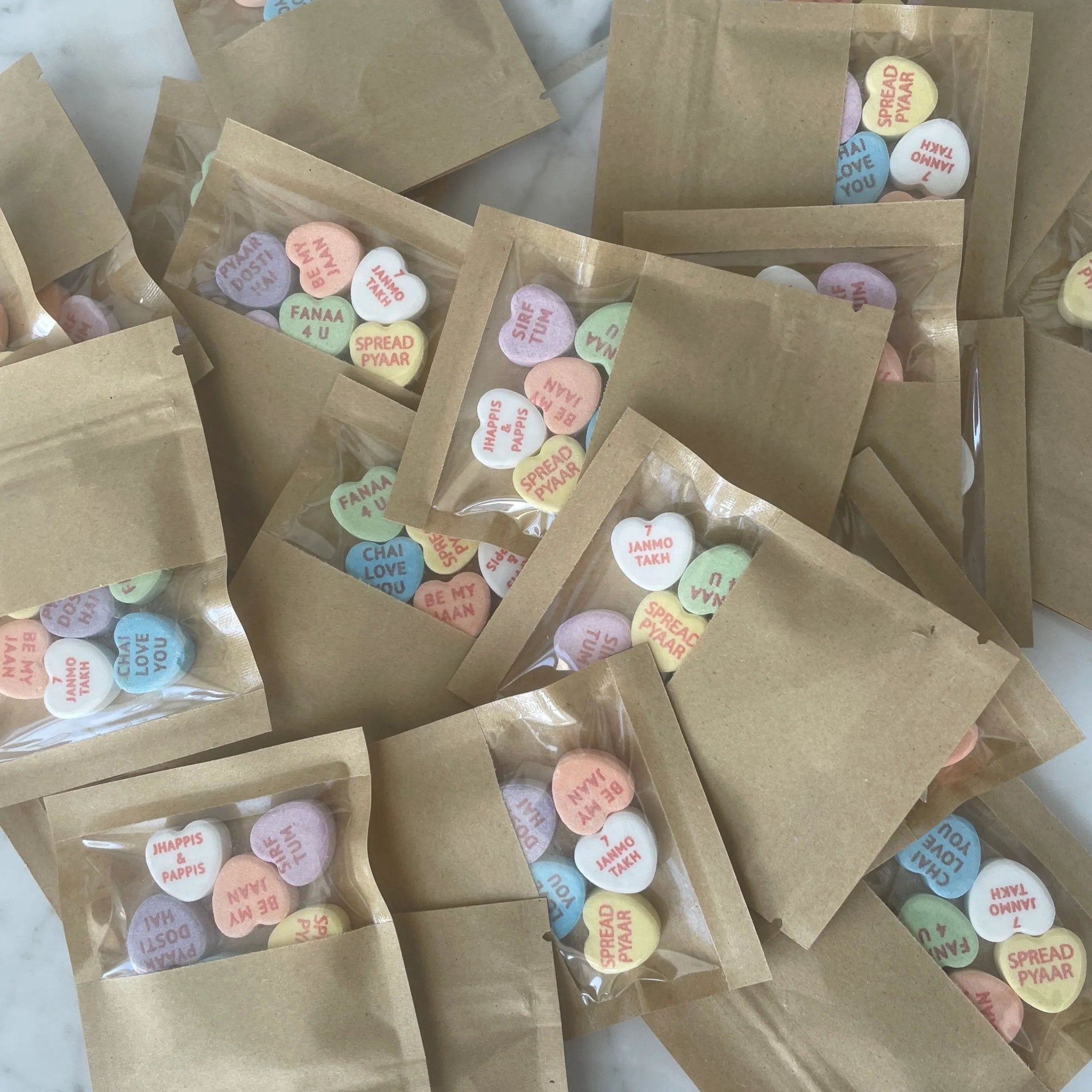 Desi Candy Hearts Bags by Modern Desi