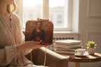 Designer Clutch with Floral Design & Women Portrait Clutch La Vie Bien Designer Clutch with Floral Design & Women Portrait