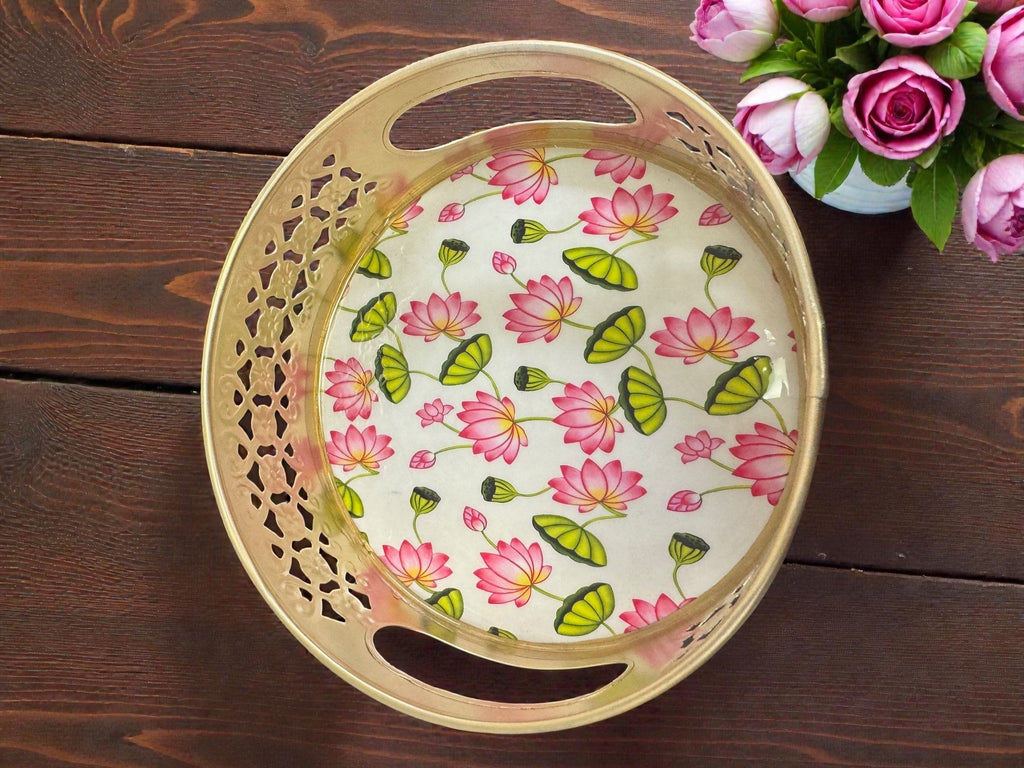 Designer Floral Print Tray Set La Vie Bien Designer Floral Print Tray Set